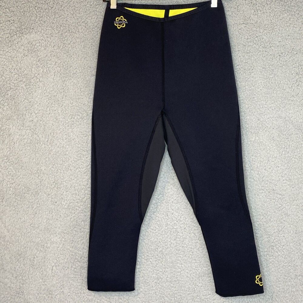 Zaggora Neoprene Thermo Weight Loss Hot Pants Cellulite Technoloy Black Sz Small